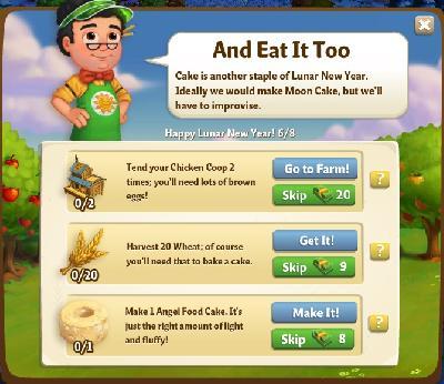farmville 2 happy lunar new year: and eat it too tasks