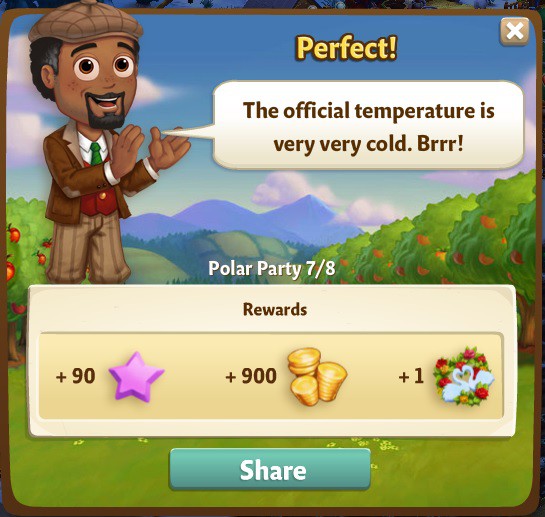 farmville 2 polar party: how cold is cold rewards, bonus