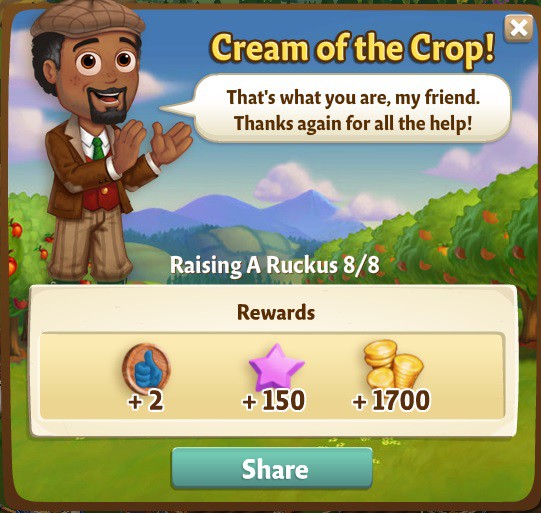 farmville 2 raising a ruckus: quite a ruckus rewards, bonus
