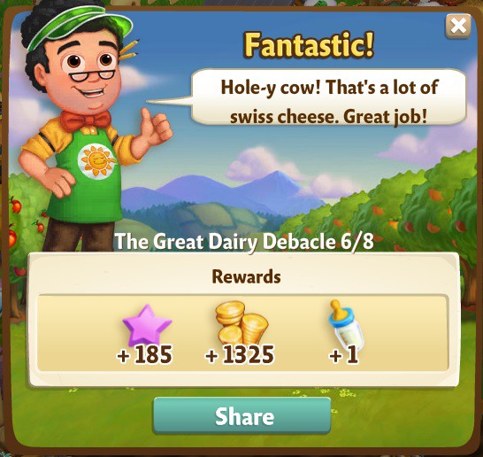 farmville 2 the great dairy debacle: entertaining cheese rewards, bonus
