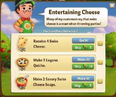 farmville 2 the great dairy debacle: entertaining cheese tasks