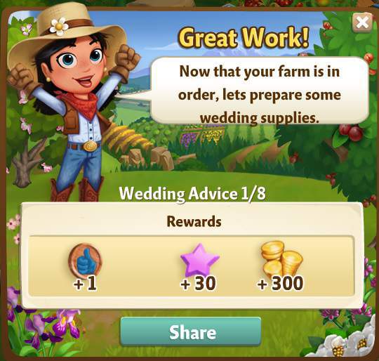 farmville 2 wedding advice: wedding wonder rewards, bonus