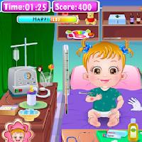 baby hazel goes sick gameskip
