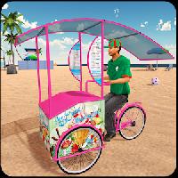 beach ice cream delivery boy