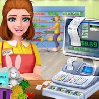 black friday supermarket: cashier girl gameskip