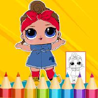 dolls surprise coloring book lol gameskip