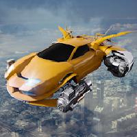futuristic flying cars shooting tussle
