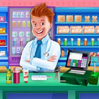hospital store cash register: doctor shop manager