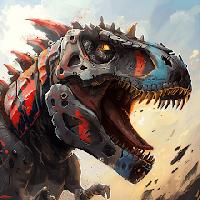mech war: jurassic dinosaur gameskip