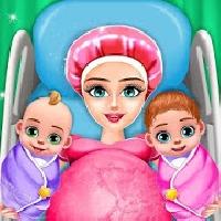 pregnant mom and twin baby care nursery game gameskip