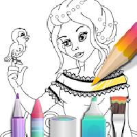 princess coloring book gameskip