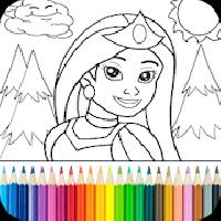 princess coloring game gameskip