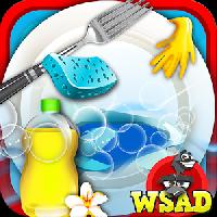 princess dish washing-cleanup gameskip