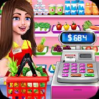 shopping mall cash register girl cashier