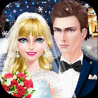 snow wedding day - girls salon