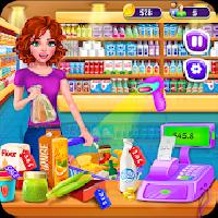 supermarket girl cashier game - grocery shopping