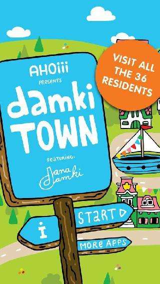 damki town  colouring book