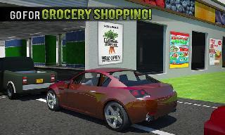 drive thru supermarket 3d sim
