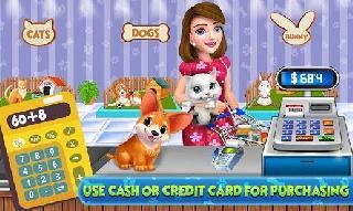 my little pet shop cash register cashier