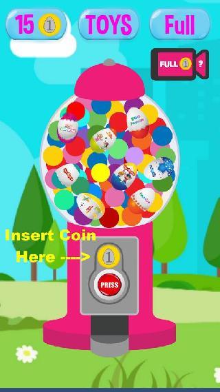 surprise eggs vending machine