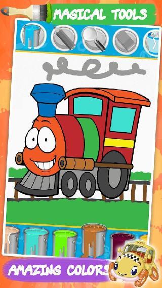 cars coloring games for kids