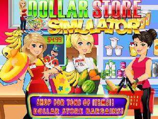 dollar store cash register sim and grocery shopping