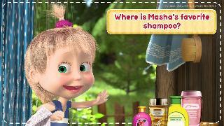 masha and the bear clean house