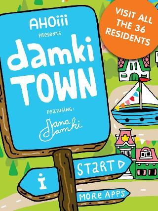 damki town  colouring book