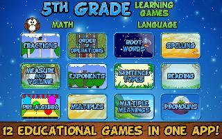 fifth grade learning games