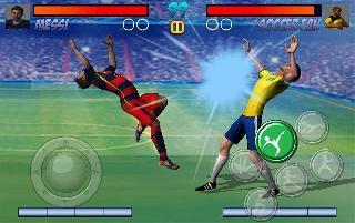footballfight soccer punch
