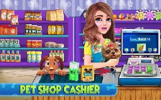 my little pet shop cash register cashier