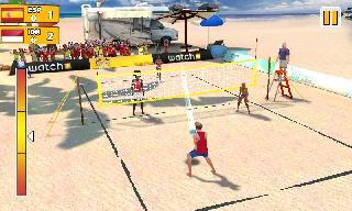beach volleyball 3d