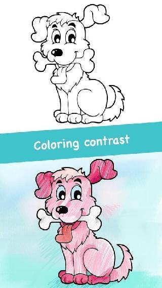 dog coloring game