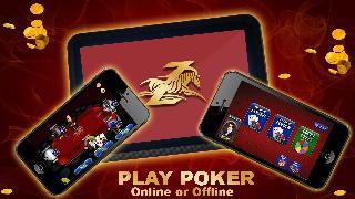 poker offline and online