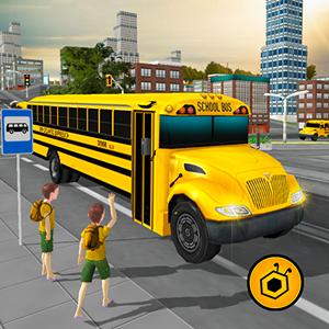 school bus simulator 3d GameSkip