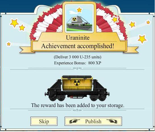 trainstation uraninite rewards, bonus