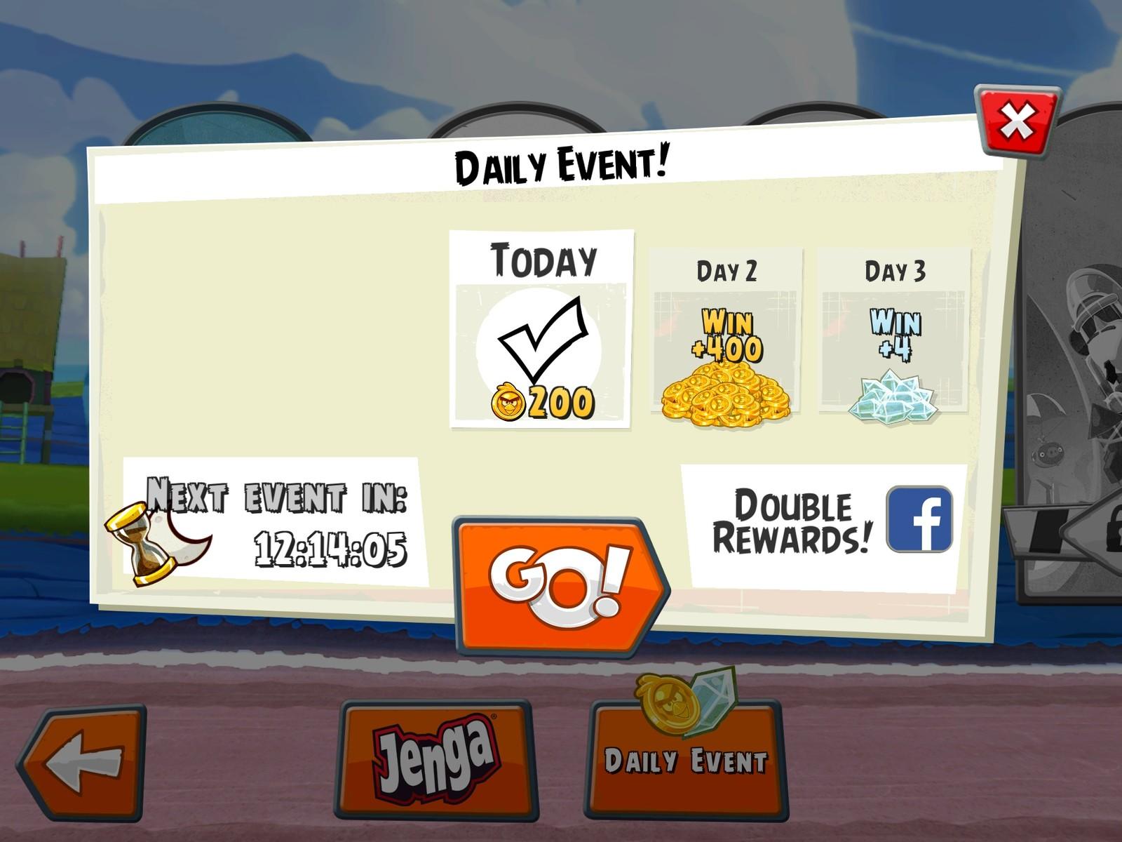 Daily events. Angry Birds go Jenga код. Коды для Энгри бердз гоу. Код для Angry Birds go. Angry Birds go! "Дженга.