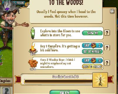 castleville eureka: to the woods tasks
