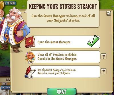 castleville keeping your stories straight tasks
