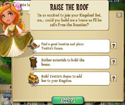 castleville raise the roof tasks