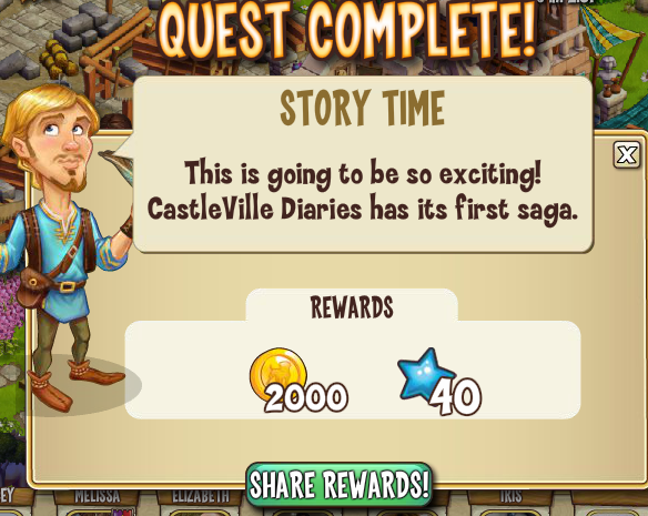castleville story time rewards, bonus