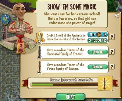 castleville totem-ally gorgeous: show them some magic tasks