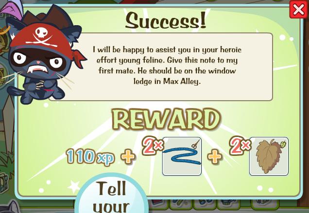 cat rescue finding the captin rewards, bonus