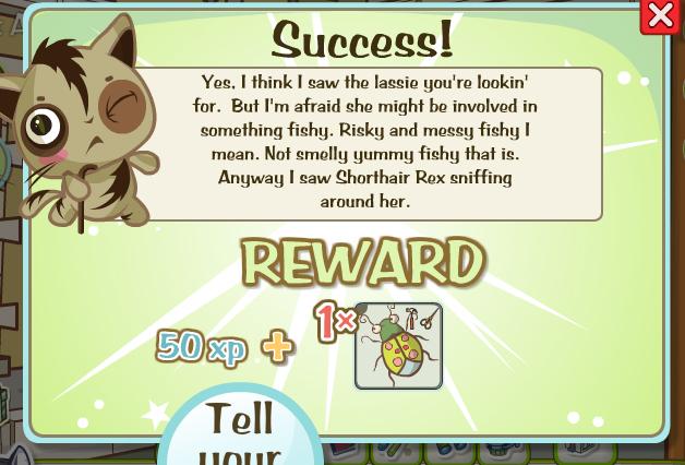 cat rescue mom's tracks rewards, bonus