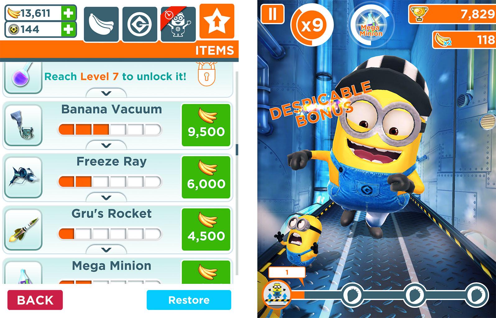 despicable me: minion rush