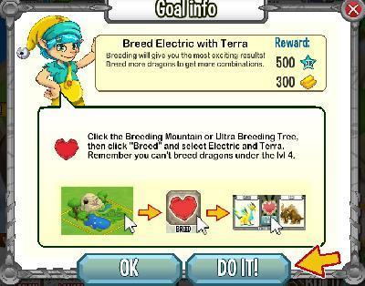 dragon city breed electric with terra tasks