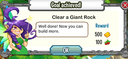 dragon city clear a giant rock rewards, bonus
