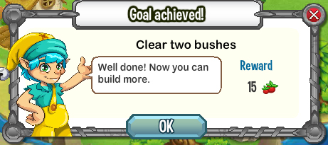 dragon city clear two bushes rewards, bonus