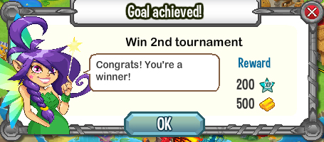 dragon city win 2nd tournament rewards, bonus