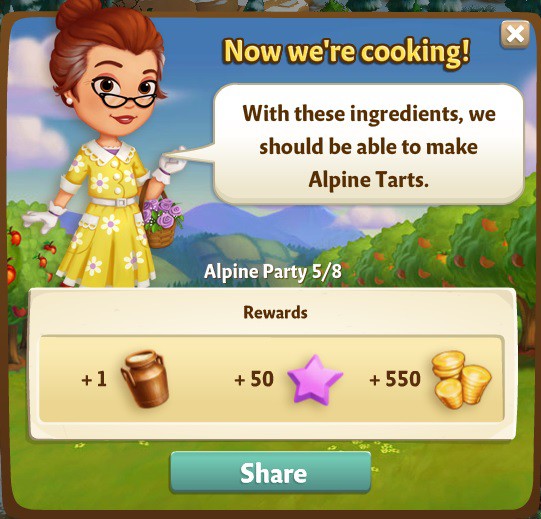 farmville 2 alpine party: with any luck rewards, bonus